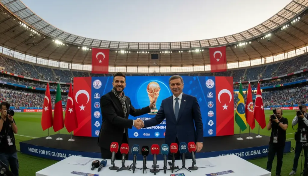 Türkiye’nin 2026 Dünya Kupası Marşı İçin Sinan Akçıl ile TFF Görüşmesi