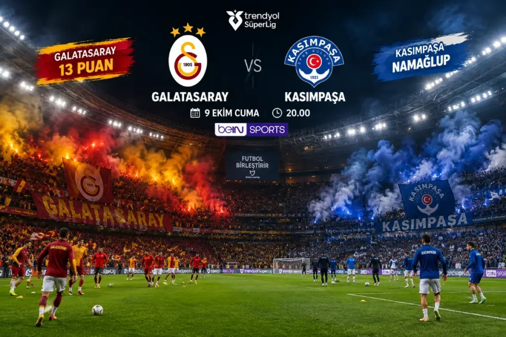 Galatasaray – Kasımpaşa Karşılaşması: Eksikler, İstatistikler ve Maç Detayları